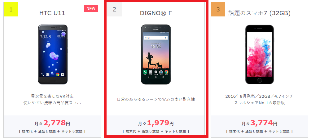 DIGNO F,SMARTPHONE STORE(スマートフォンストア),WEB割,割引,ソフトバンク,MNP,乗り換え,新規契約